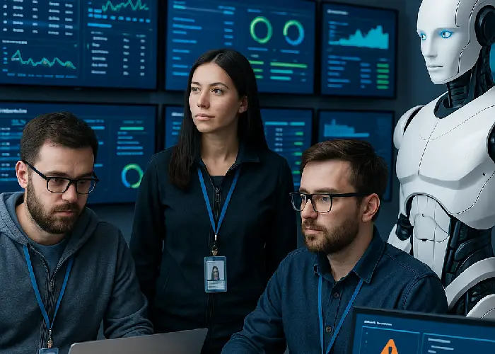 ทีม IT และระบบ AI Monitoring
